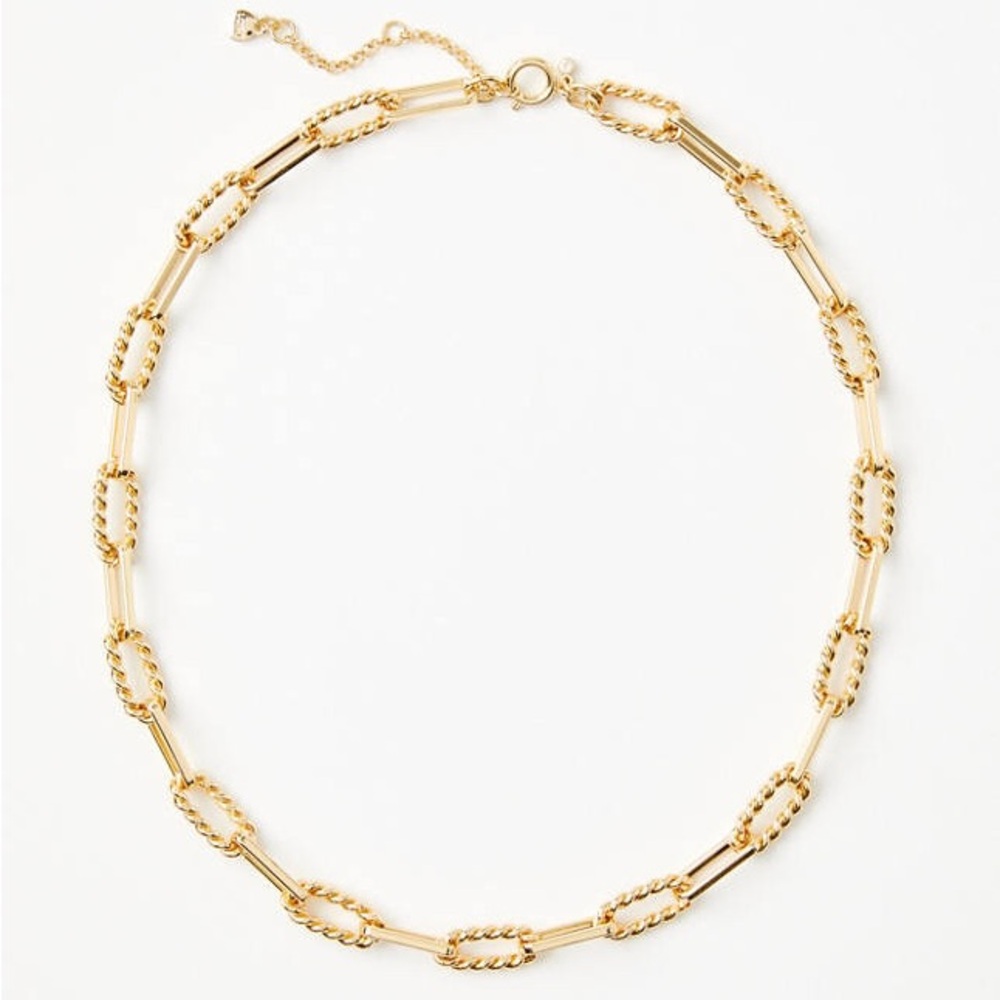 Loft Textured Chain Link Necklace